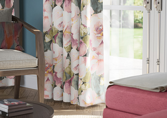 Mirabel, Raspberry - Made to Measure Curtains - Image 5